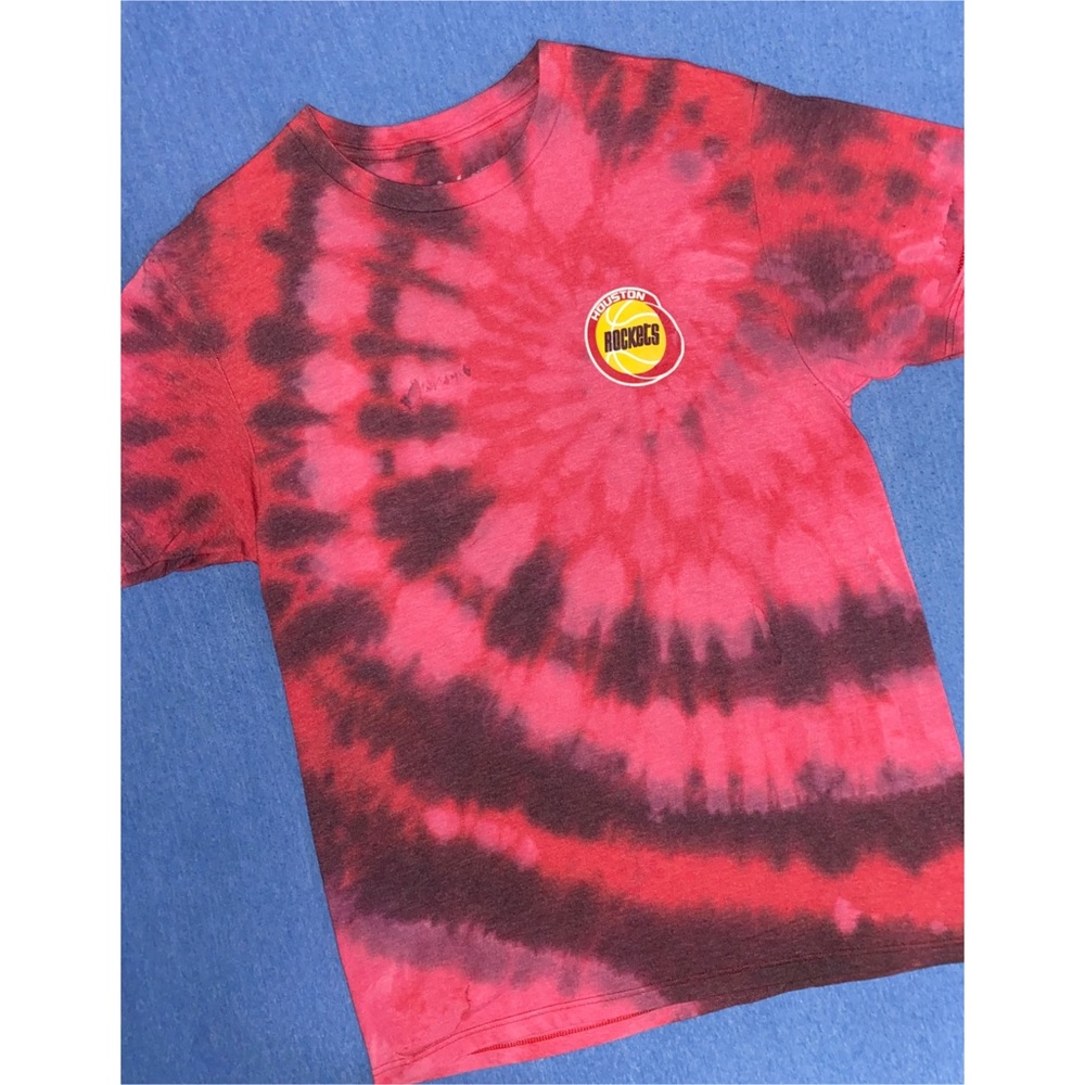 Rockets Classic Custom Tie Dye Tee